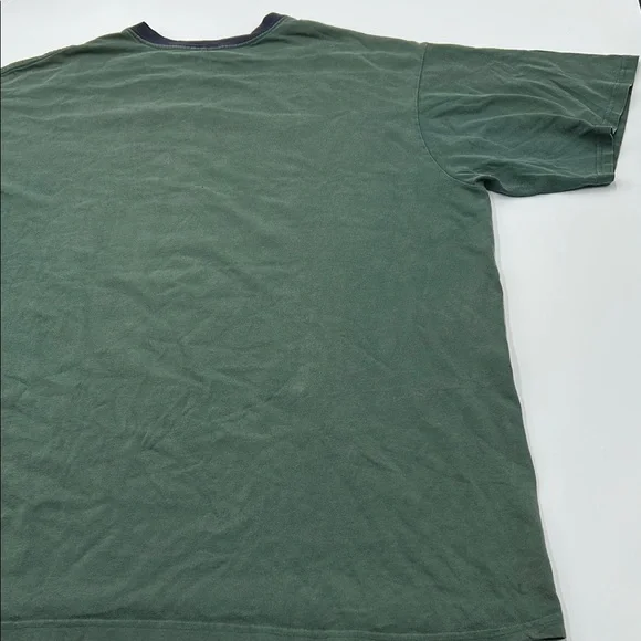 Vintage Polo Ralph Laurem Men's T Shirt XL Green Cotton Made In USA Short Sleeve - Picture 13 of 15